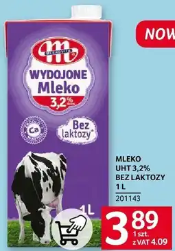 Selgros Mleko wydojone 3,2% bez laktozy 1L Mlekovita oferta