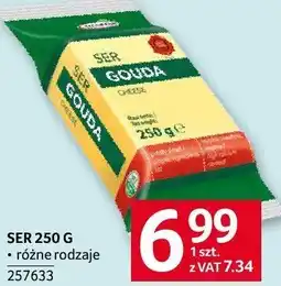 Selgros Ser gouda 250g różne rodzaje Selgros oferta