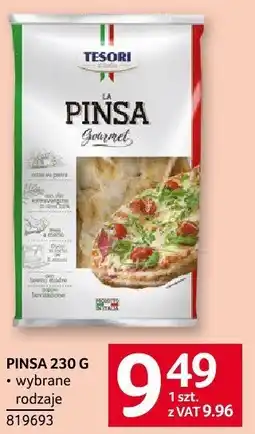 Selgros Pinsa 230g wybrane rodzaje Tesori oferta