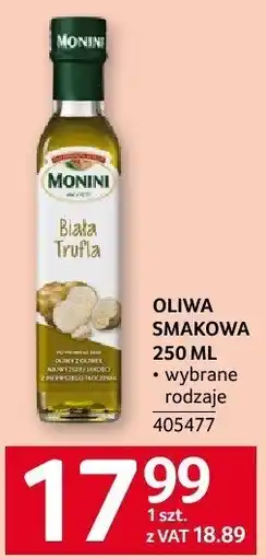 Selgros Oliwa smakowa 250ml wybrane rodzaje Monini oferta