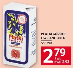 Selgros Płatki górskie owsiane 500g Selgros oferta