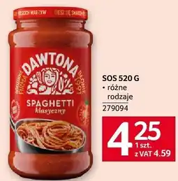 Selgros Sos spaghetti 520g Dawtona oferta