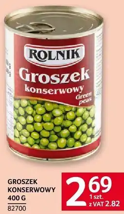 Selgros Groszek konserwowy 400g Rolnik oferta