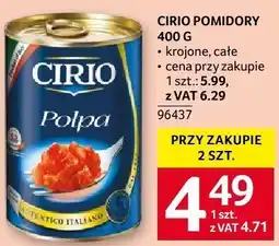 Selgros Pomidory krojone Cirio Polpa oferta