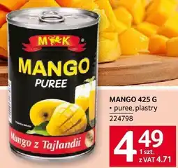 Selgros Mango puree 425g M-lok oferta
