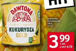 Selgros Kukurydza konserwowa 340g Dawtona oferta