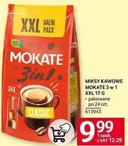Selgros Miksy kawowe Mokate 3w1 XXL 17g oferta