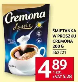 Selgros Śmietanka w proszku Cremona 200g oferta
