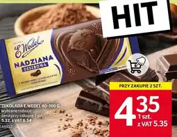 Selgros Czekolada E.Wedel Nadziana deserowa 100g oferta