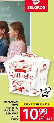 Selgros Praliny Raffaello Ferrero oferta