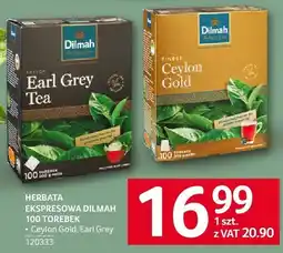Selgros Herbata ekspresowa Dilmah Earl Grey, Ceylon Gold oferta