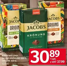 Selgros Kawa mielona Jacobs Krönung, Origins 450g oferta