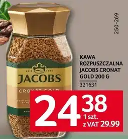 Selgros Kawa rozpuszczalna Jacobs Cronat Gold oferta