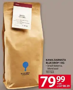 Selgros Kawa ziarnista Blue Drop Brazil Daterra blend azul 1 kg oferta