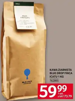 Selgros Kawa ziarnista Blue Drop Finca Icatu 1 kg oferta