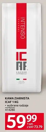 Selgros Kawa ziarnista ICAF wybrane rodzaje 1 kg oferta