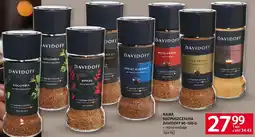 Selgros Kawa rozpuszczalna Davidoff różne rodzaje oferta