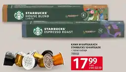 Selgros Kawa w kapsułkach Starbucks różne rodzaje oferta