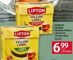 Selgros Herbata czarna granulowana Lipton Yellow Label oferta