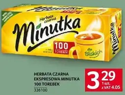 Selgros Herbata czarna ekspresowa Minutka oferta