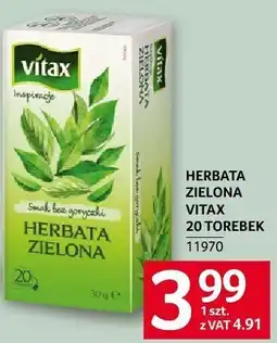 Selgros Herbata zielona Vitax oferta