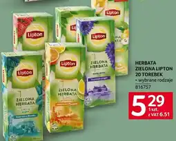 Selgros Herbata zielona Lipton oferta
