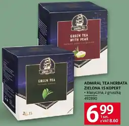 Selgros Herbata zielona Admiral Tea 15 kopert oferta