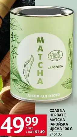 Selgros Herbata Matcha japońska Ujicha 100g Czasna oferta