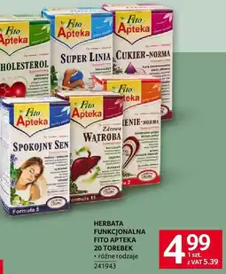 Selgros Herbata funkcjonalna Fito Apteka 20 torebek oferta