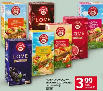 Selgros Herbata owocowa Teekanne 20 torebek oferta