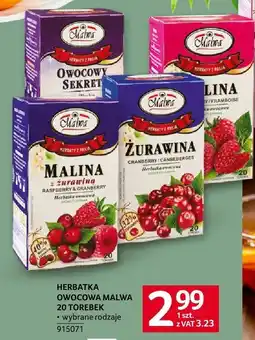 Selgros Herbata owocowa Malwa 20 torebek oferta