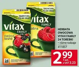 Selgros Herbata owocowa Vitax Family oferta