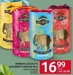 Selgros Herbata liściasta Adalbert's Emocje oferta