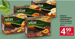 Selgros Herbata z przyprawami korzennymi Vitax 15 kopert oferta