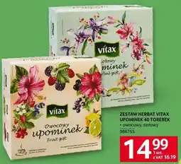 Selgros Zestaw herbat Vitax Upominek 40 torebek oferta