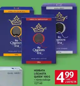 Selgros Herbata Queen's liściasta 100g oferta