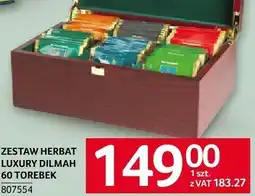 Selgros Herbata Dilmah Luxury zestaw 60 torebek oferta