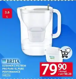 Selgros Dzbanek z filtrem Pro Pure XL Pure Performance Brita oferta