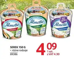 Selgros Serek różne rodzaje Almette oferta