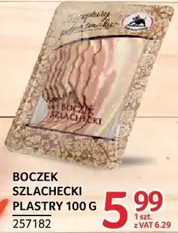 Selgros Boczek szlachecki plastry ZMB BIAŁYSTOK oferta