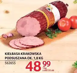 Selgros Kiełbasa krakowska podsuszana ZMB BIAŁYSTOK oferta