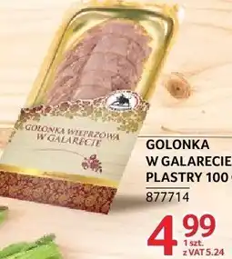 Selgros Golonka w galarecie plastry ZMB BIAŁYSTOK oferta