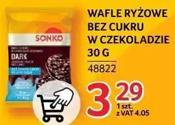 Selgros Wafle ryżowe bez cukru w czekoladzie Sonko oferta