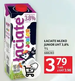 Selgros Mleko Junior UHT 3.8% Łaciate oferta