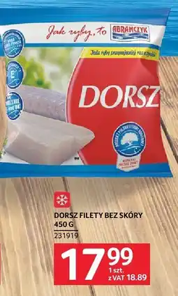Selgros Dorsz filety bez skóry 450g Abramczyk oferta