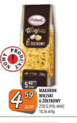 Społem Szczecin Polmak Makaron Wiejski 6-Żółtkowy oferta