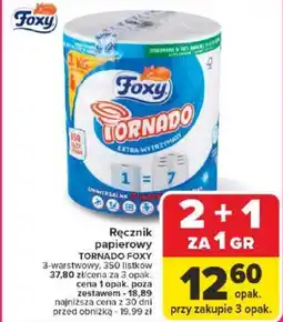 Carrefour Ręcznik papierowy TORNADO FOXY oferta