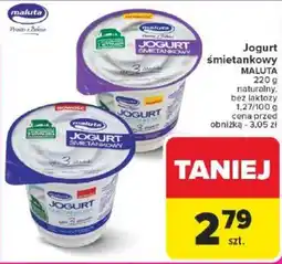 Carrefour Jogurt śmietankowy MALUTA oferta