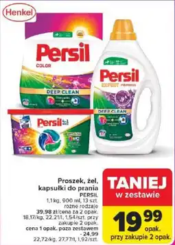Carrefour Proszek, żel, kapsułki do prania PERSIL oferta