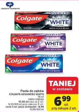 Carrefour Pasta do zębów COLGATE ADVANCED WHITE oferta
